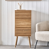 Larvik Slatted Eucalyptus 3 Drawer Chest from Roseland Furniture