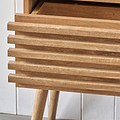 Larvik Slatted Eucalyptus 3 Drawer Chest from Roseland Furniture