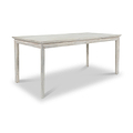 Gio White Sand Acacia 180cm Dining Table from Roseland Furniture