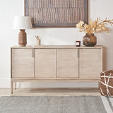Gio White Sand Acacia Extra Large Sideboard from Roseland Furniture