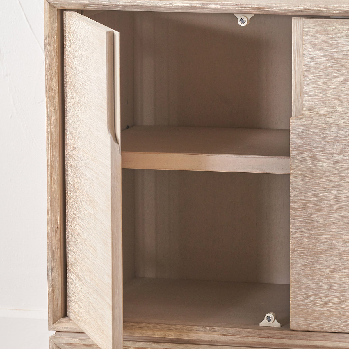Gio White Sand Acacia Extra Large Sideboard from Roseland Furniture
