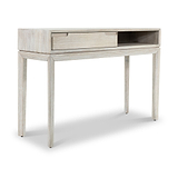 Gio White Sand 1 Drawer Console Table from Roseland Furniture