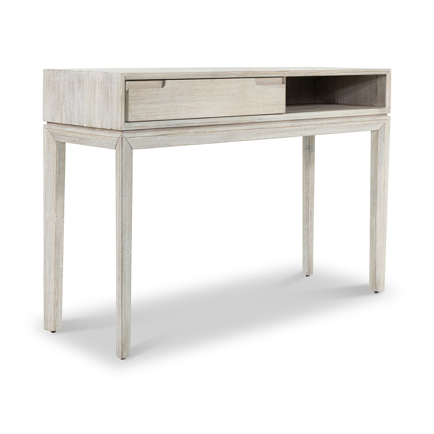 Gio White Sand 1 Drawer Console Table from Roseland Furniture