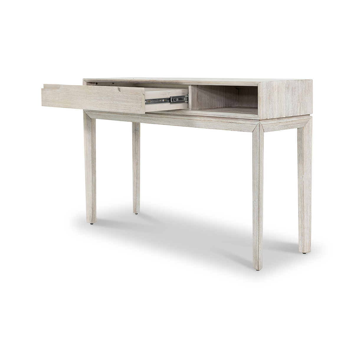Gio White Sand 1 Drawer Console Table from Roseland Furniture