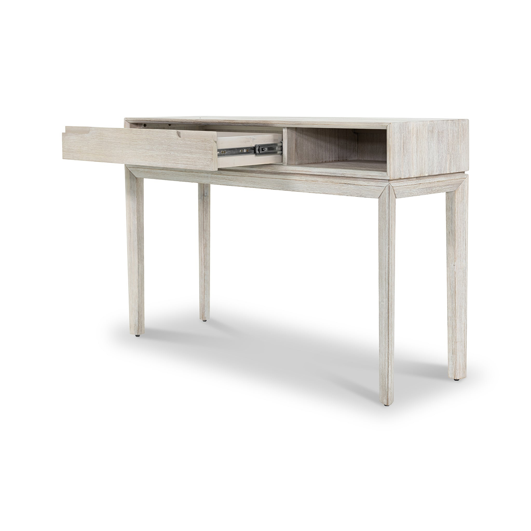 Gio White Sand 1 Drawer Console Table from Roseland Furniture