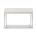 Gio White Sand 1 Drawer Console Table from Roseland Furniture