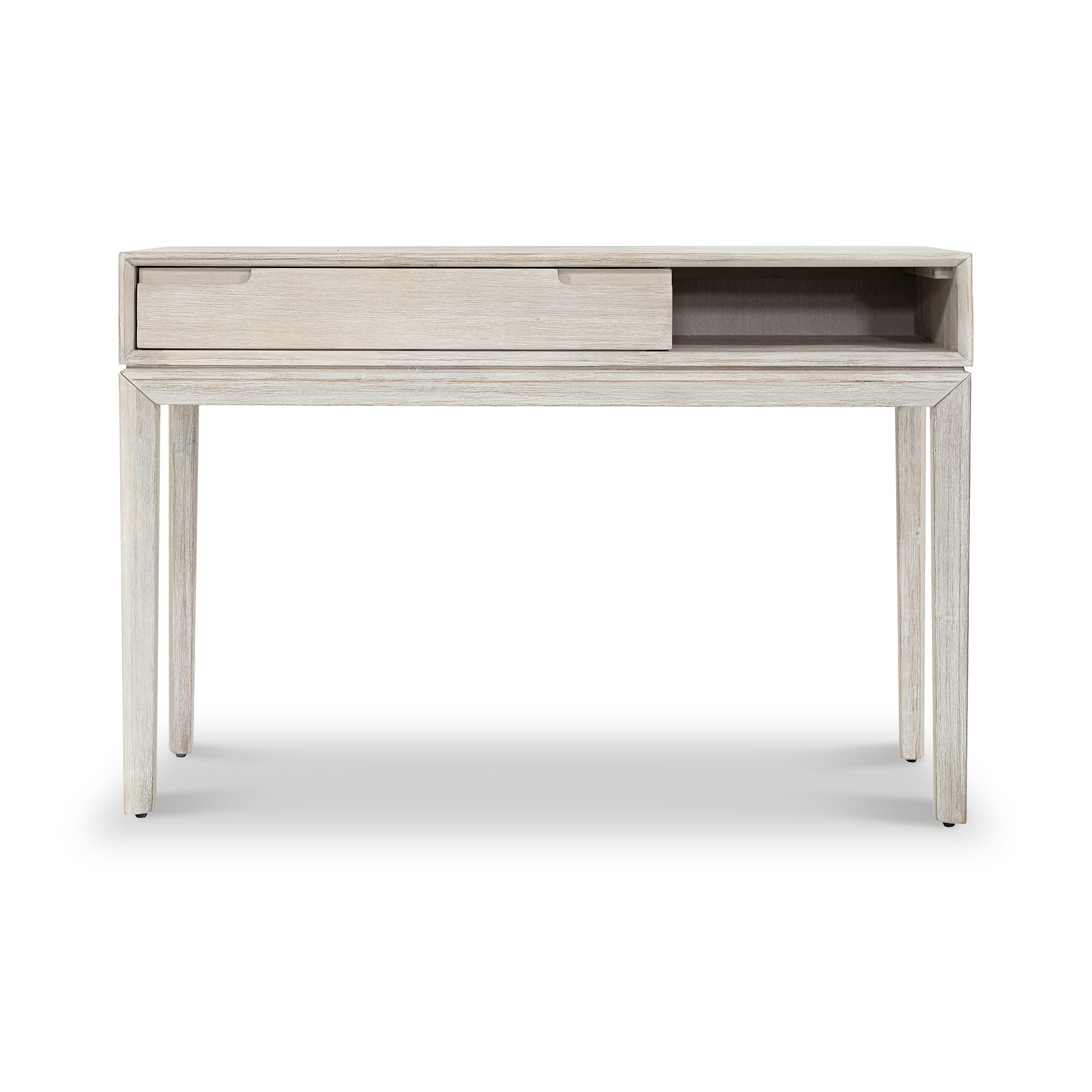 Gio White Sand 1 Drawer Console Table from Roseland Furniture