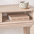 Gio White Sand 1 Drawer Console Table from Roseland Furniture