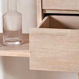 Gio White Sand 2 Drawer 7 Shelf Bookcase Unit from Roseland Furniture