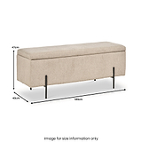 Catania Teddy Storage Bench from Roseland Furniture