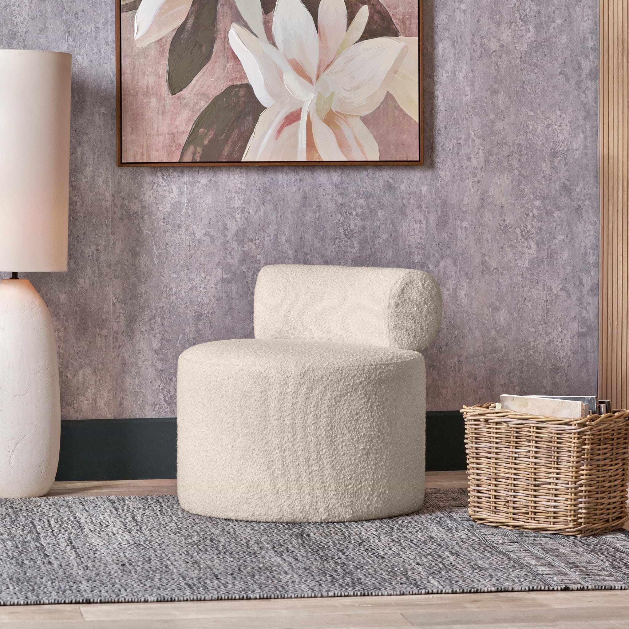 Assisi Accent Chair Taupe Teddy from Roseland Furniture