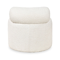 Assisi Accent Chair White Boucle from Roseland Furniture
