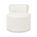 Assisi Accent Chair White Boucle from Roseland Furniture