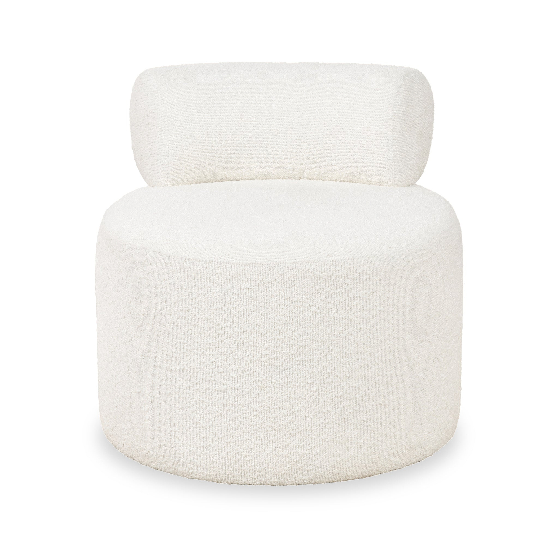 Assisi Accent Chair White Boucle from Roseland Furniture