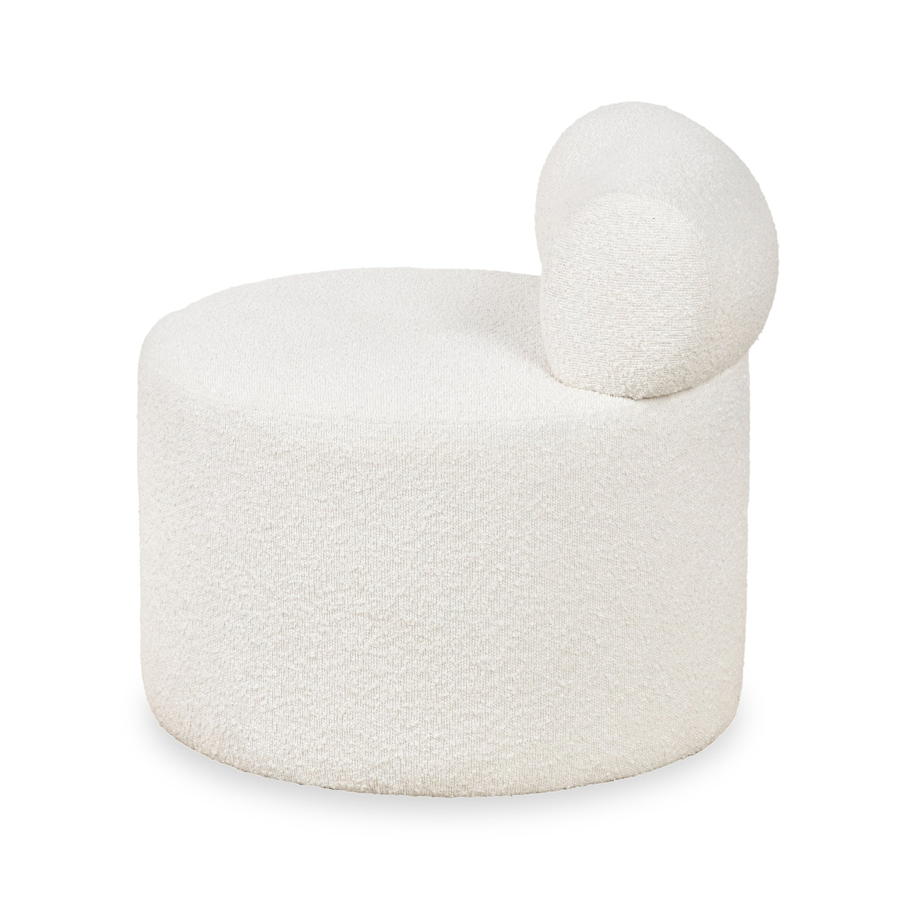 Assisi Accent Chair White Boucle from Roseland Furniture