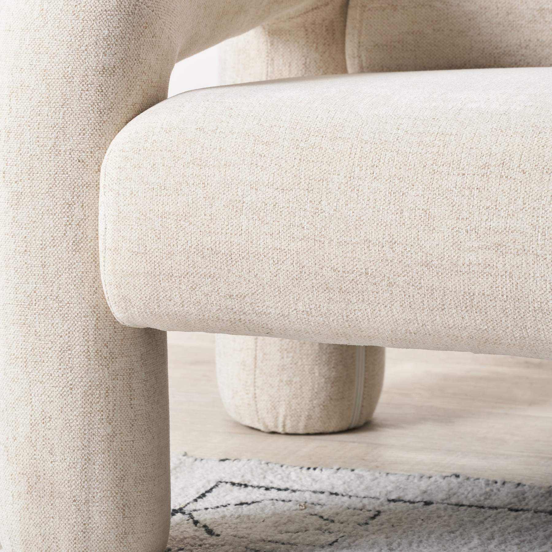 Ravello Textured Fabric 2 Seater Sofa from Roseland Furniture