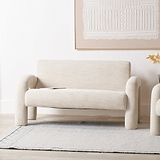 Ravello Textured Fabric 2 Seater Sofa from Roseland Furniture