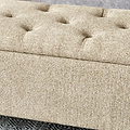 Else Buttoned Storage Ottoman from Roseland Furniture