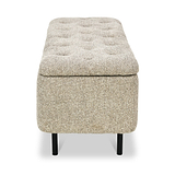 Else Buttoned Storage Ottoman from Roseland Furniture