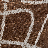 Tabria Indoor Outdoor Abstract Design Pouffe from Roseland Furniture