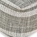 Highclere Indoor Outdoor Stripe Design Pouffe from Roseland Furniture