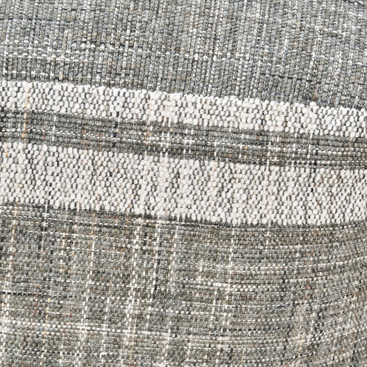 Highclere Indoor Outdoor Stripe Design Pouffe from Roseland Furniture