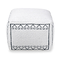 Thanos Indoor Outdoor Pouffe from Roseland Furniture
