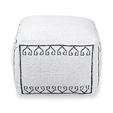 Thanos Indoor Outdoor Pouffe from Roseland Furniture