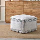 Thanos Indoor Outdoor Pouffe from Roseland Furniture