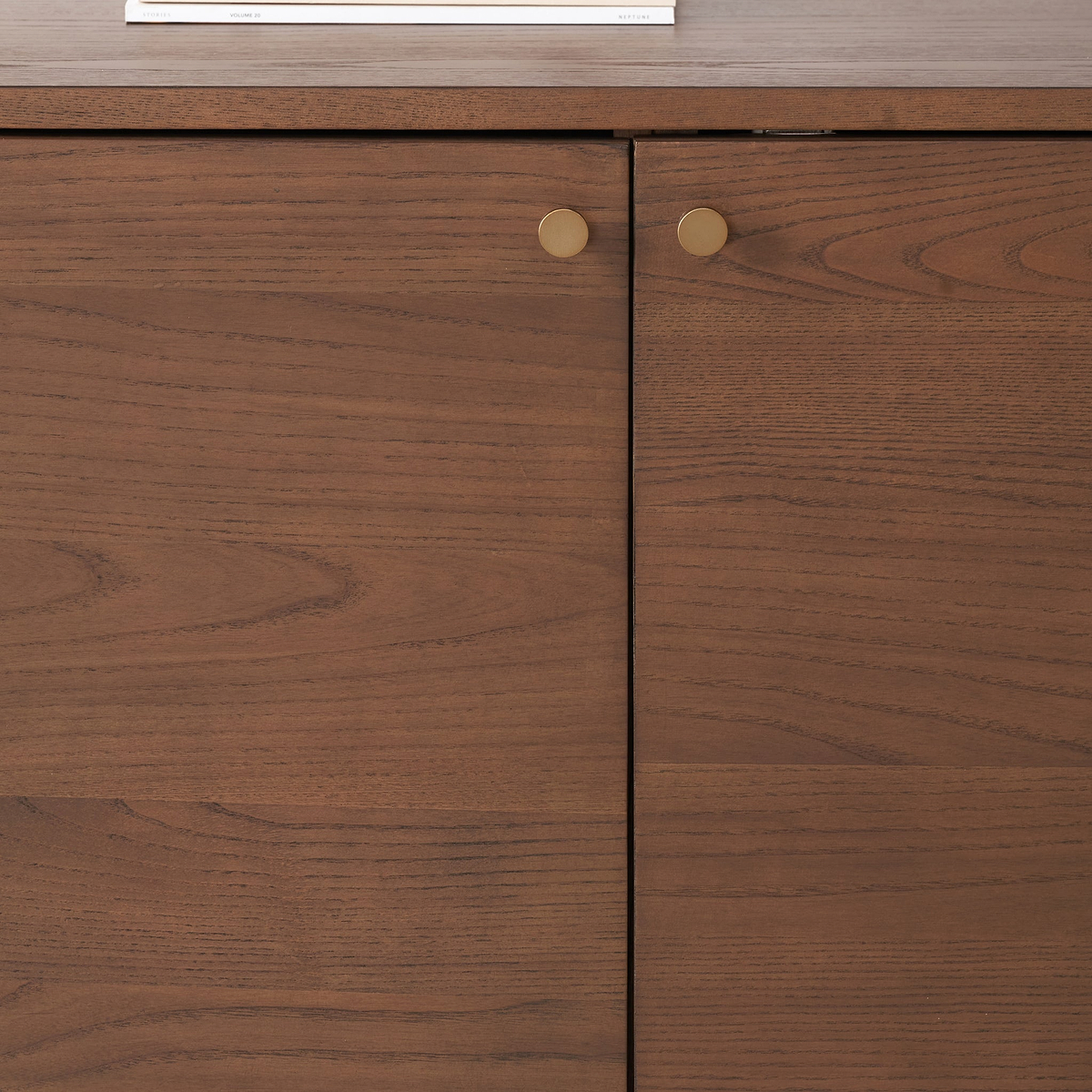 Elias Dark Ash 3 Door Sideboard Angle2 from Roseland Furniture