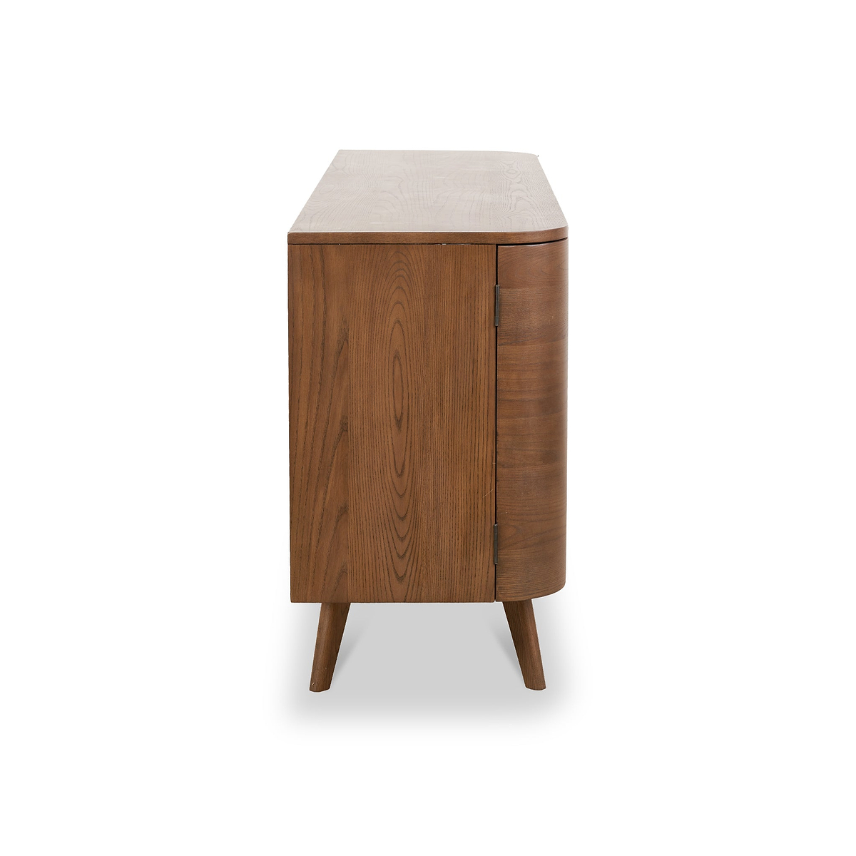 Elias Dark Ash 3 Door Sideboard Angle2 from Roseland Furniture