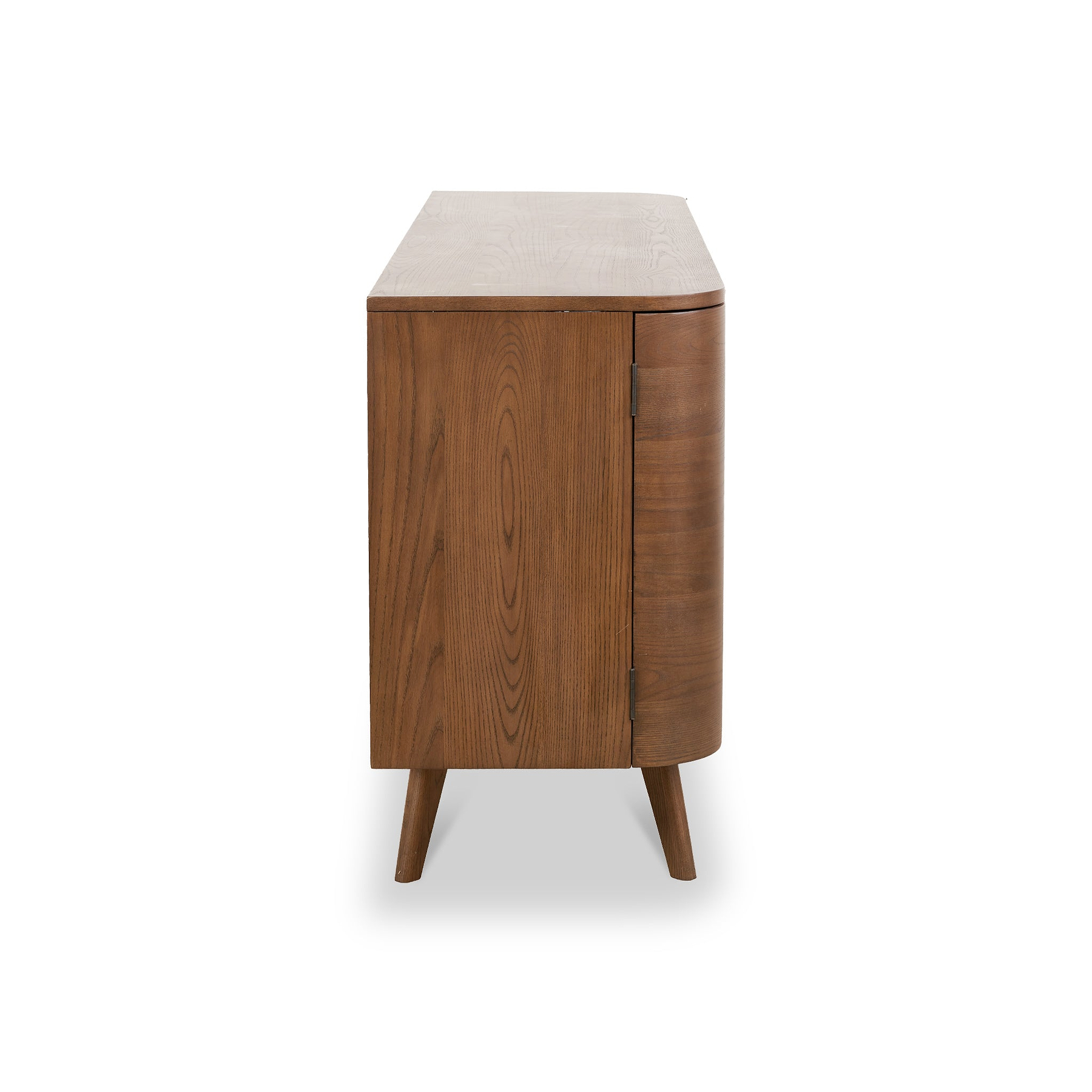 Elias Dark Ash 3 Door Sideboard Angle2 from Roseland Furniture