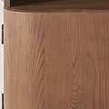 Elias Dark Ash 2 Door Shelving Unit from Roseland Furniture