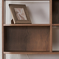 Elias Dark Ash 2 Door Shelving Unit from Roseland Furniture