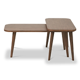 Elias Dark Ash 2 Coffee Tables from Roseland Furniture
