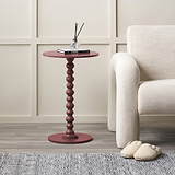 Margot Bobble Side Table Mulberry from Roseland Furniture