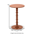 Margot Bobble Side Table Mulberry from Roseland Furniture