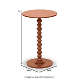 Margot Bobble Side Table Mulberry from Roseland Furniture