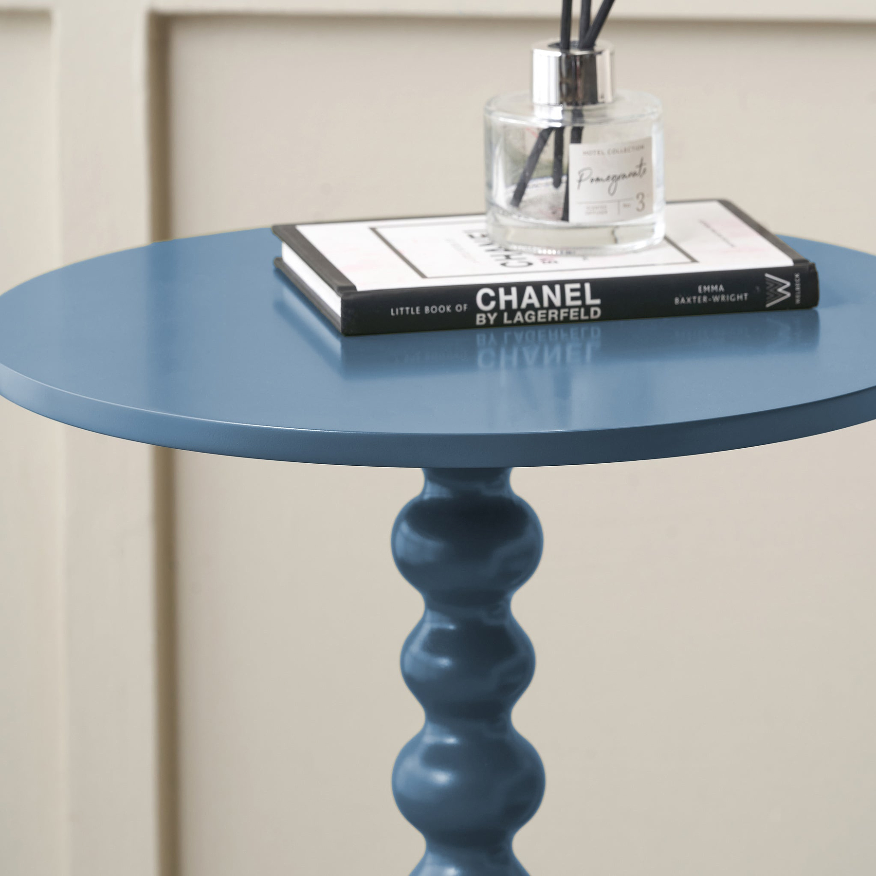 Margot Bobble Side Table Navy from Roseland Furniture