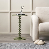 Margot Bobble Side Table Olive from Roseland Furniture