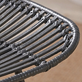 Rattan Core Bar Stool Black from Roseland Furniture