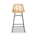 Rattan Core Bar Stool Natural from Roseland Furniture