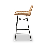 Rattan Core Bar Stool Natural from Roseland Furniture