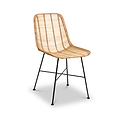 Rattan Core Dining Chair Natural from Roseland Furniture
