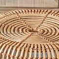 Rattan Core Stool Natural from Roseland Furniture