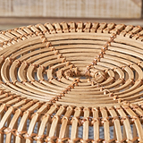 Rattan Core Stool Natural from Roseland Furniture
