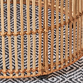 Rattan Core Stool Natural from Roseland Furniture
