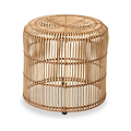 Rattan Core Stool Natural from Roseland Furniture