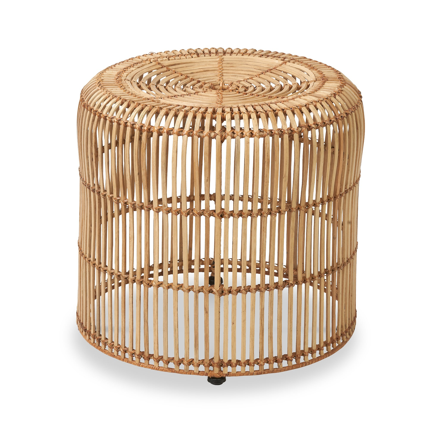 Rattan Core Stool Natural from Roseland Furniture