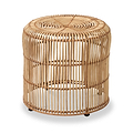 Rattan Core Stool Natural from Roseland Furniture